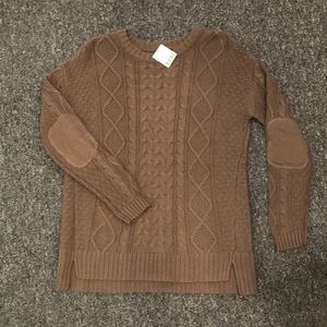 Cozy cable knit sweater
